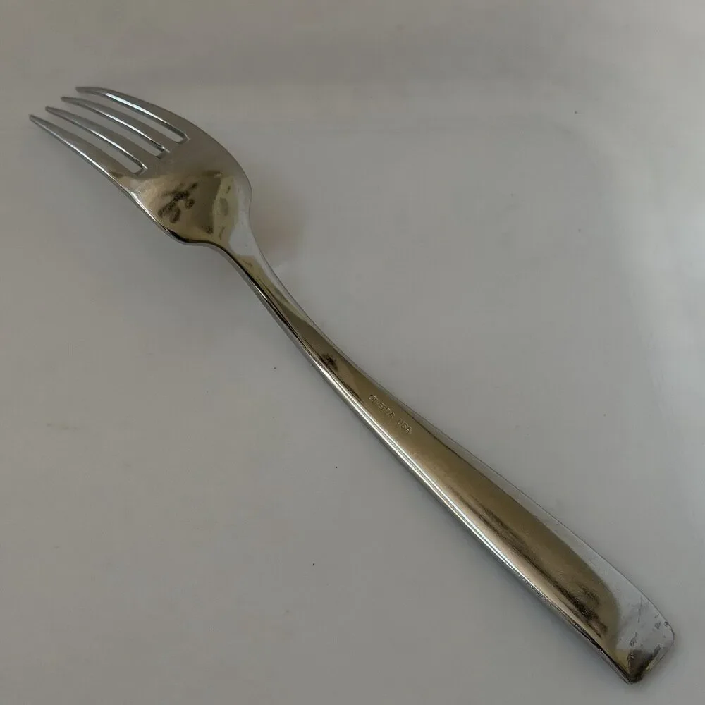 5pc Oneida USA Forte Heirloom Place Setting Stainless Forks Knife Spoons